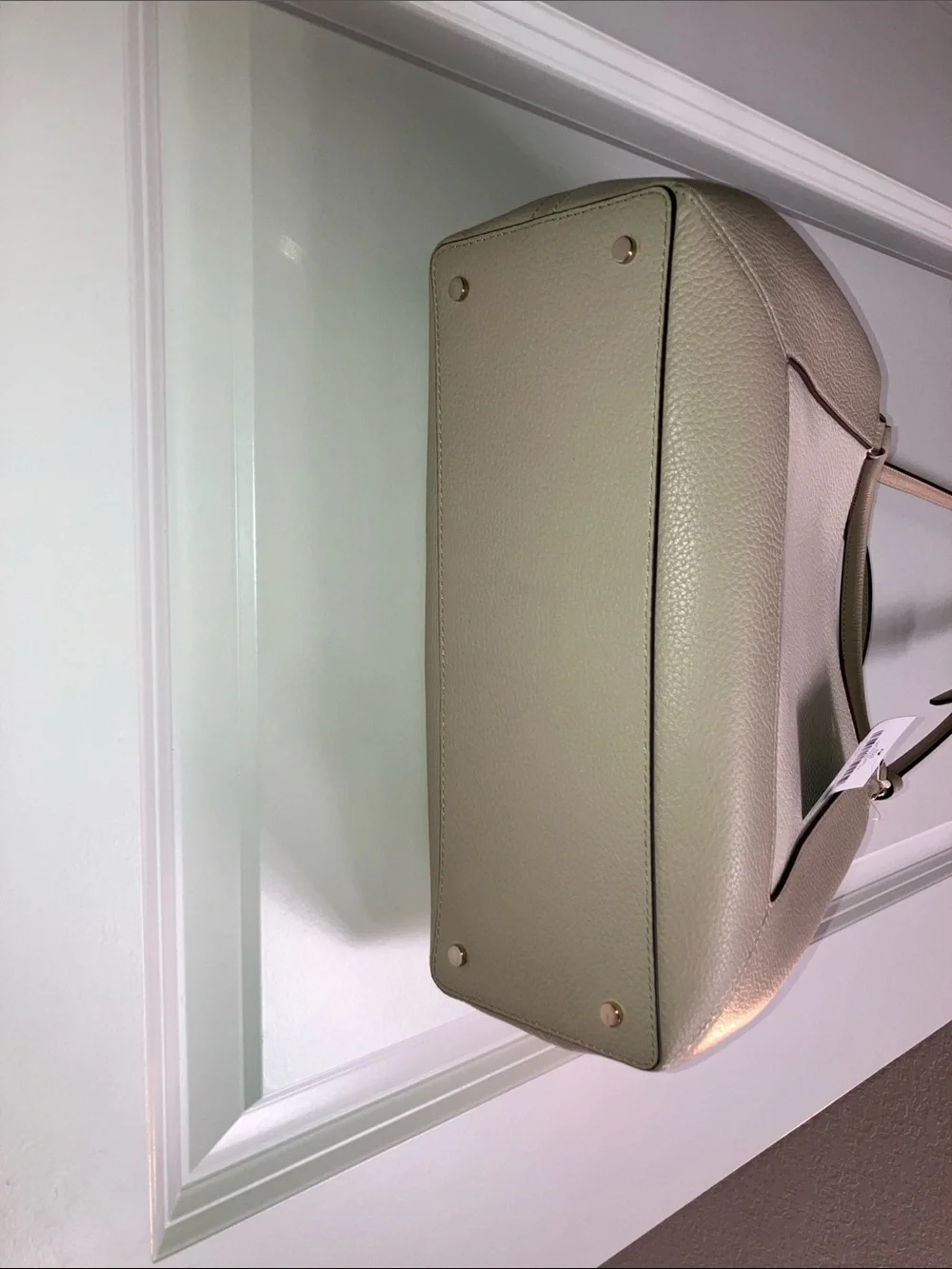 NWT  Kate Spade M Satchel Cream Tan Bag